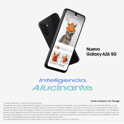 Samsung Galaxy A26 5G 6/128GB Negro