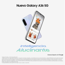 Samsung Galaxy A36 5G 8/256GB Blanco