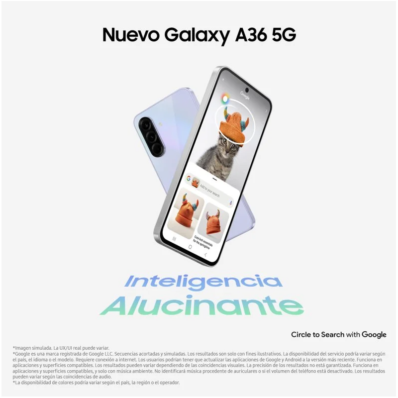 Samsung Galaxy A36 5G 6/128GB Negro