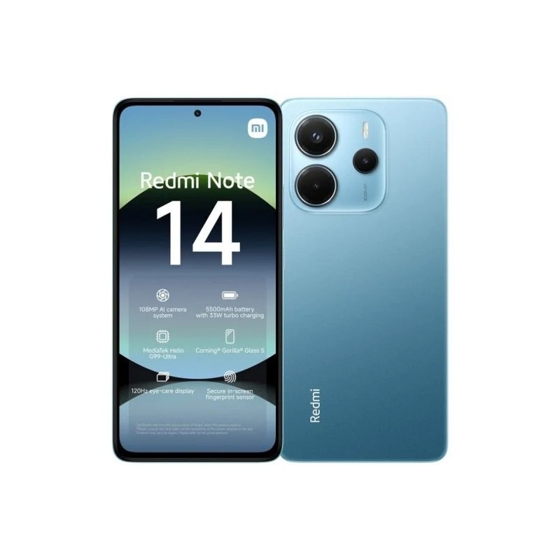 Xiaomi Redmi Note 14 4G 6/128GB  Azul Océano Libre